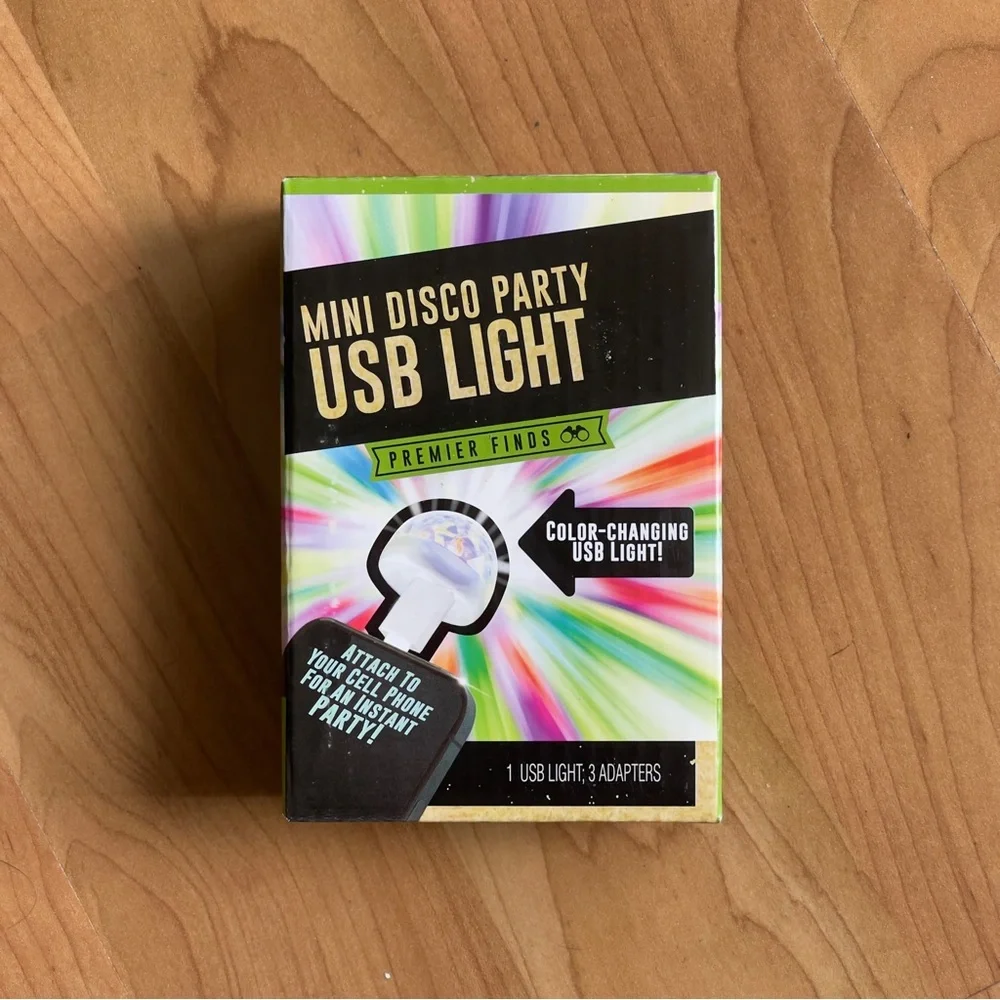 ‼️CLEARANCE SALE‼️ 🆕Mini Disco Party USB Light New in Sealed Box